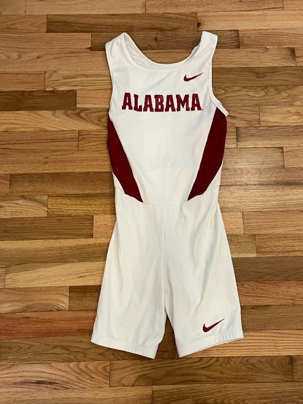 Used Men's Small Nike Alabama Team Dri Fit One Piece Sleeveless Track Singlet